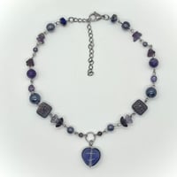 violet necklace