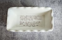 Image 3 of Ceramic Loaf Pan with Recipe