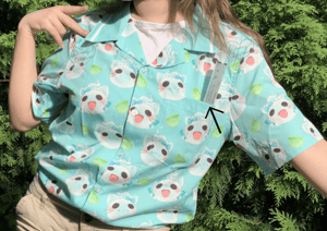 Image of Mint Fantome Hawaiian Shirt .. up to 5XL !!