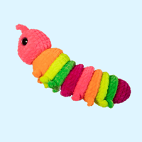 Fidget Caterpillar Plushie