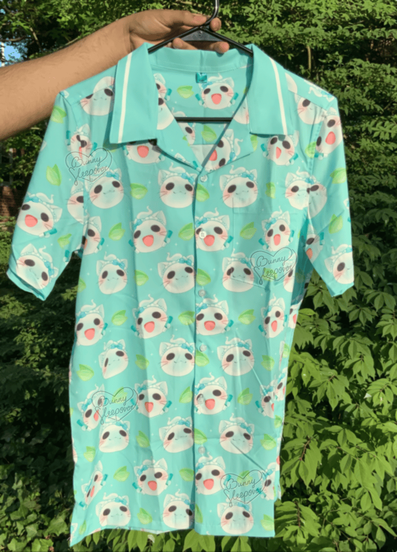 Image of Mint Fantome Hawaiian Shirt .. up to 5XL !!