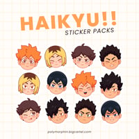 Image 2 of Haikyuu Sticker Packs