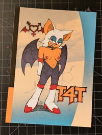 Image of Sexy Bat Postcard 