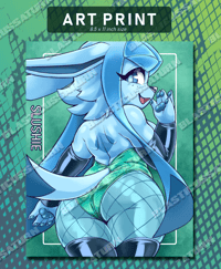 Image 3 of Cheeky BunnyGirls: Set #1 - Art Prints
