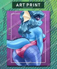 Image 4 of Cheeky BunnyGirls: Set #1 - Art Prints