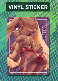 Image 2 of Cheeky BunnyGirls: Set #1 - Vinyl Stickers