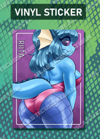 Image 5 of Cheeky BunnyGirls: Set #1 - Vinyl Stickers