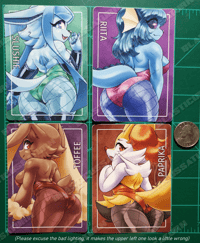Image 6 of Cheeky BunnyGirls: Set #1 - Vinyl Stickers