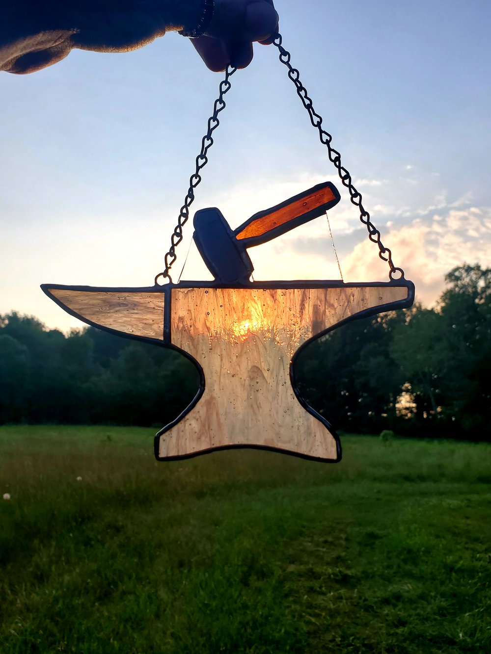Stained Glass Anvil