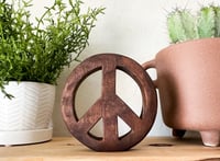 Image 1 of Walnut 1 - Natural Peace Sign