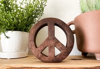 Image 2 of Walnut 2 - Natural Peace Sign