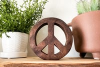 Image 1 of Walnut 2 - Natural Peace Sign