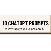 PDF: ChatGPT prompts to leverage your Photography business on IG