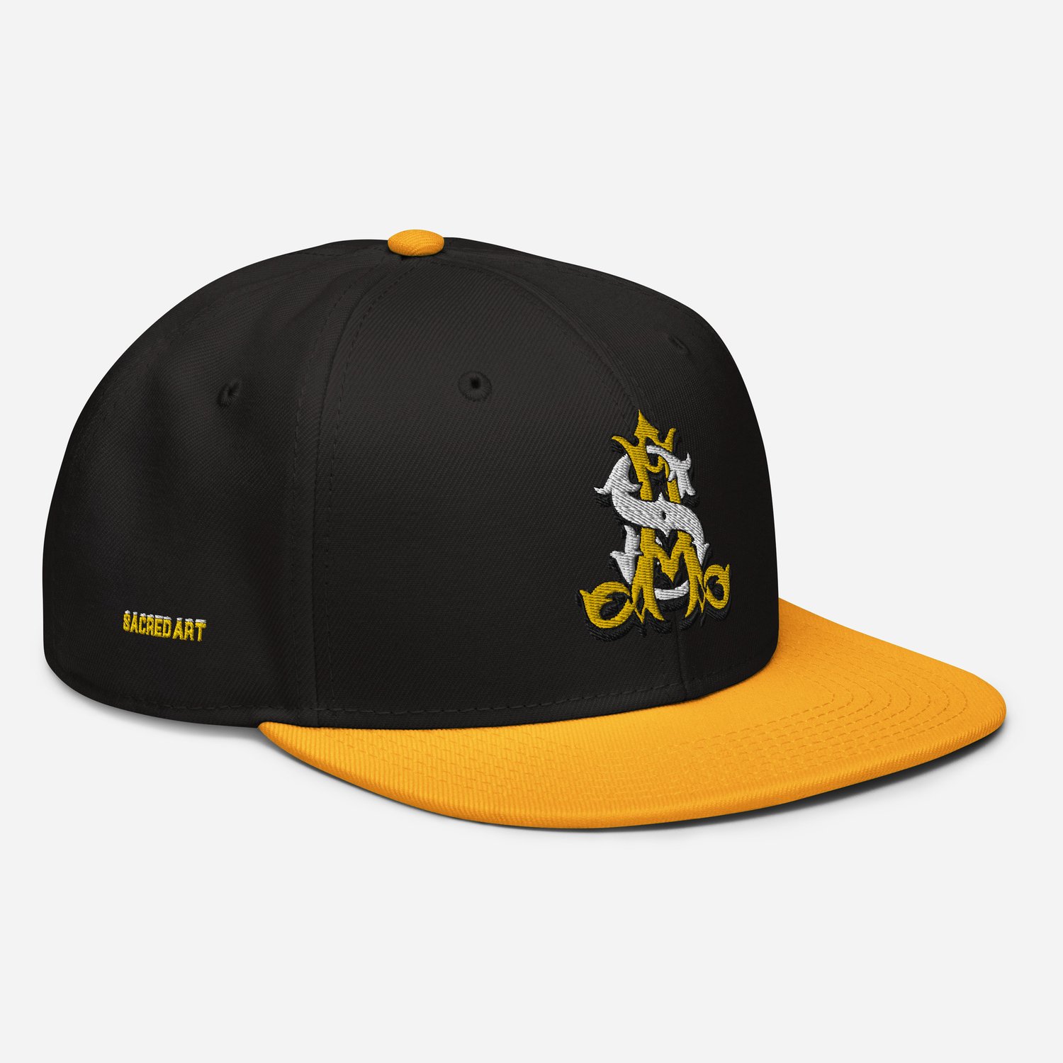 Image of SA yellow vert logo Snapback