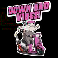 Scootin’ Opossum Slap Sticker