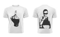 Living Kills “Butterfly Effect” White Cropped Tee
