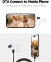 1080P Pet Collar HD Camera with Video Recording Wireless Mini Body Cam for Indoor/Outdoor