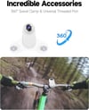 1080P Pet Collar HD Camera with Video Recording Wireless Mini Body Cam for Indoor/Outdoor