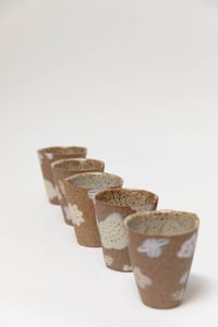 Image 7 of Tumbler - Pastel Flowers on Sandy Clay