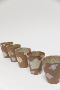 Image 9 of Tumbler - Pastel Flowers on Sandy Clay