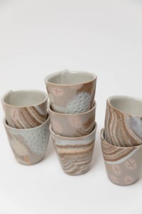 Image 6 of Mini Party Tumbler - Desert Sandstone and Lichen Inlay