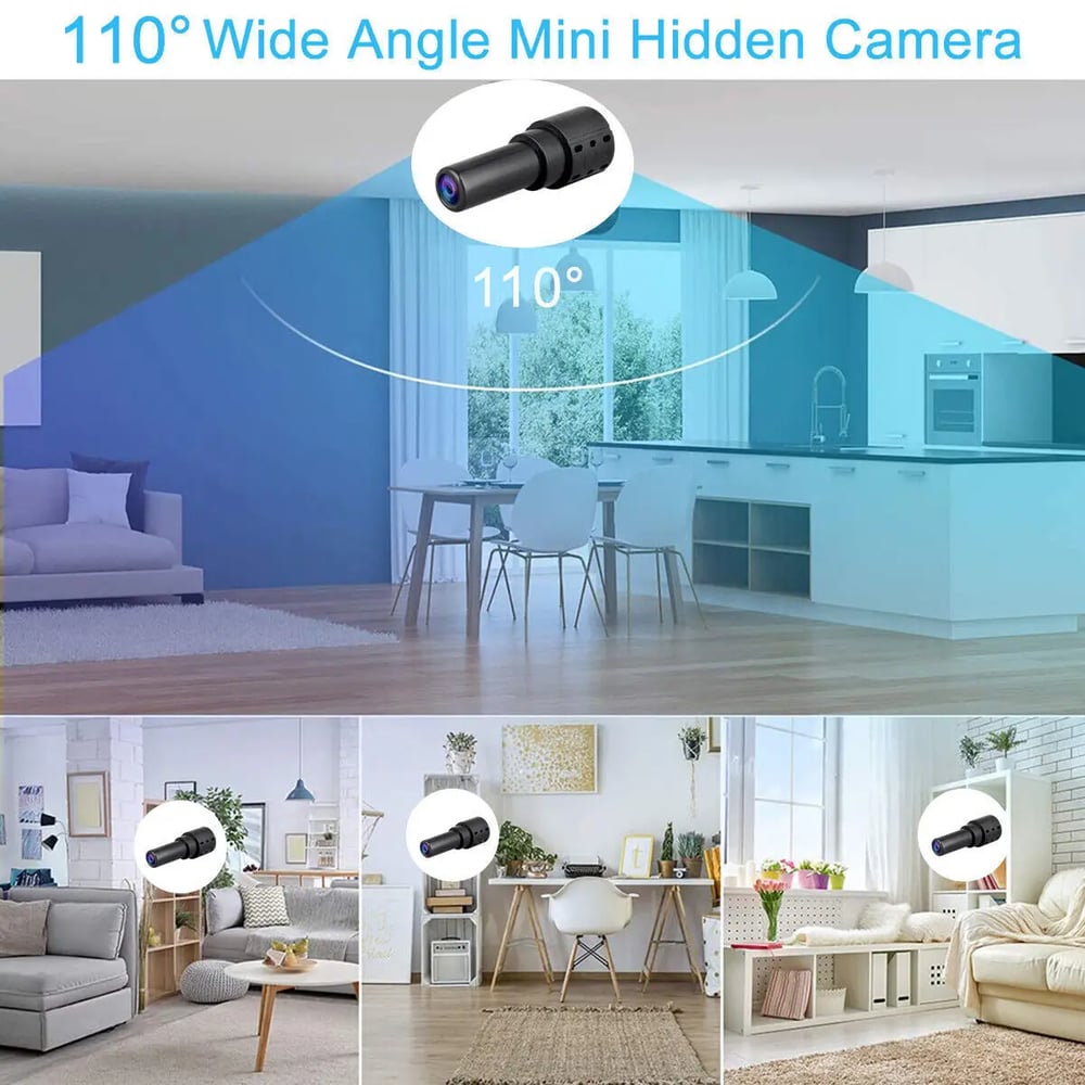 Mini Camera WiFi HD 1080P Hidden IP Night Vision Camcorder Home Security Cam