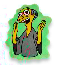 Image 1 of Mr. Burns Alien Rug