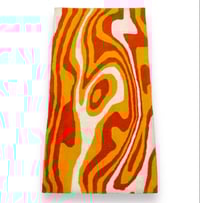 Image 1 of Wavy Rug - Orange