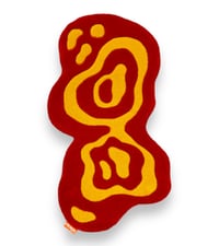Image 1 of Wavy Rug - Red