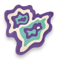 Image 1 of Wavy Rug - Lilac