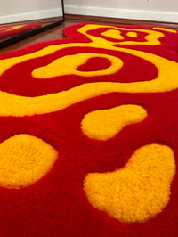 Image 4 of Wavy Rug - Red