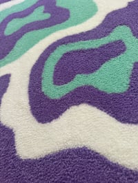 Image 4 of Wavy Rug - Lilac
