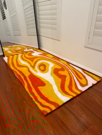 Image 3 of Wavy Rug - Orange