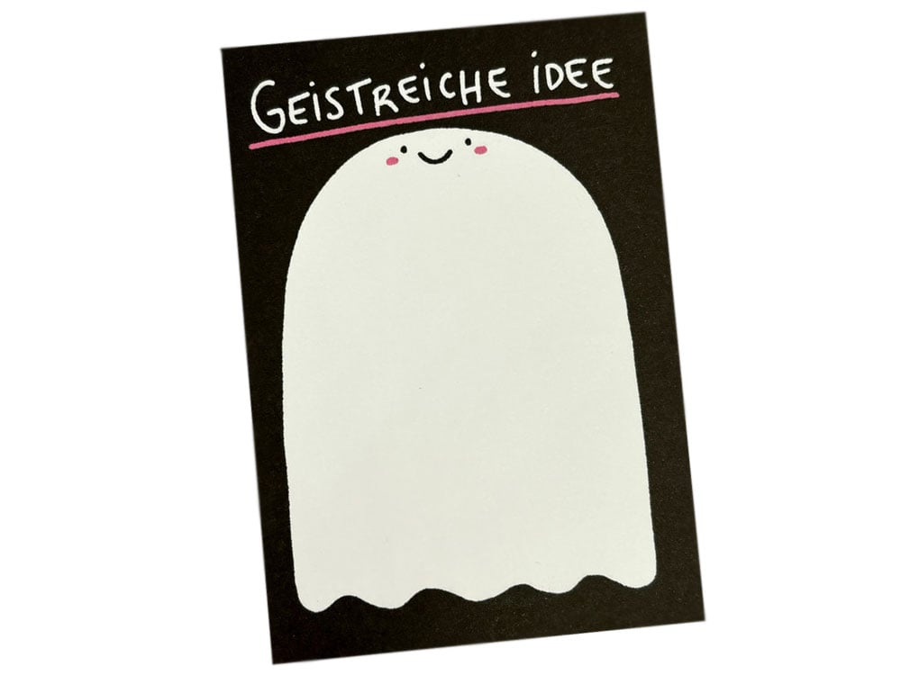 Image of NOTIZBLOCK Geistreiche Idee