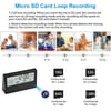 HD 1080P Wifi Alarm Clock Camera With Temperature Humidity Monitor