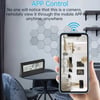 HD 1080P Wifi Alarm Clock Camera With Temperature Humidity Monitor