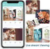 HD 1080P Wifi Alarm Clock Camera With Temperature Humidity Monitor