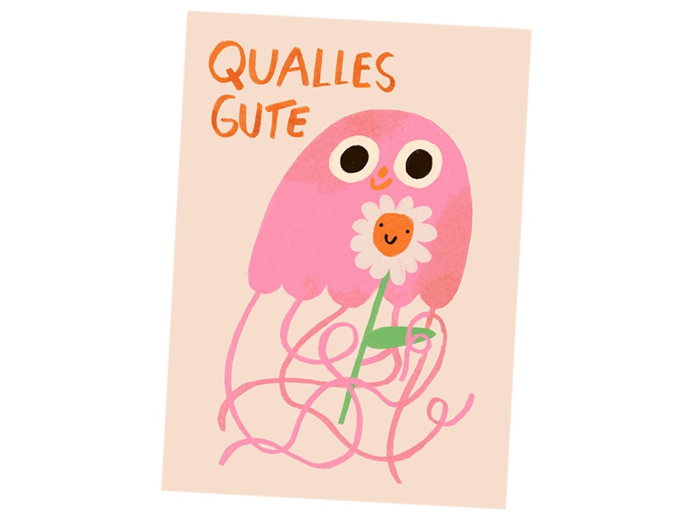 Image of POSTKARTE Qualles Gute