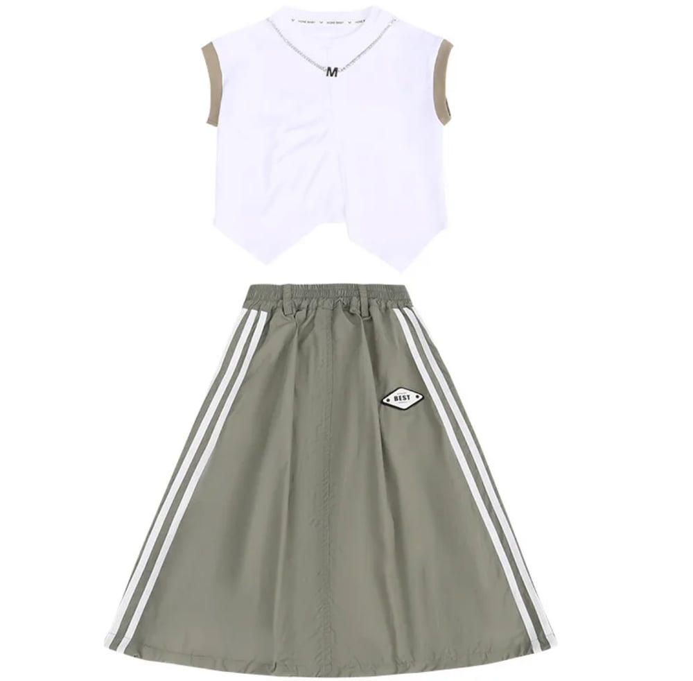 Image of Hype Cargo Skirt Set