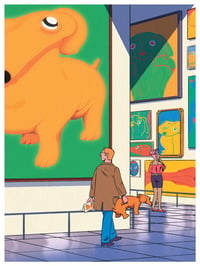 A dog's exhibit