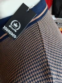 Image 2 of Relco Knitted Dogtooth polo 