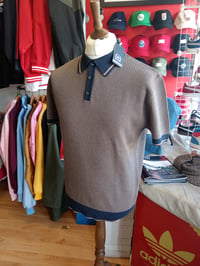 Image 1 of Relco Knitted Dogtooth polo 