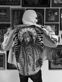 Image 3 of Powell Peralta Jesus Christ CUSTOM DENIM JACKET