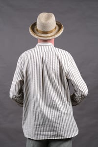 Image 13 of BED SHIRT - Ecru+brown Stripe £195.00