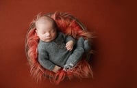 Image 1 of Moroccan soft knit Beanbag Backdrop