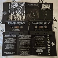 Image 1 of Sanguine Relic / Black Cilice - Esoteric Stygianism Split Tape 