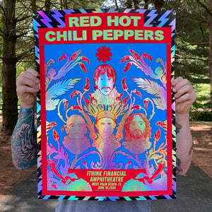 Image of Red Hot Chili Peppers - West Palm Beach, FL - 2024 / Foil Variant