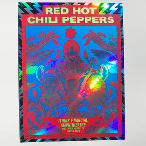 Image of Red Hot Chili Peppers - West Palm Beach, FL - 2024 / Foil Variant