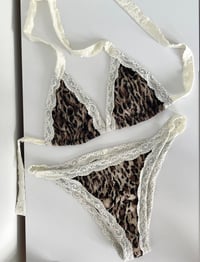 Image 2 of Leopard Vintage Lace Bikini - Bottom