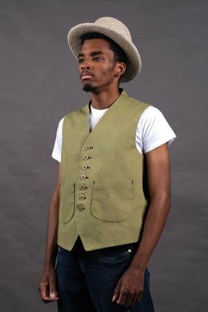 Image of Richmael Gilet - Moss £210.00